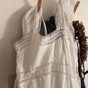 ASOS miss selfridge dress white lace beach wedding